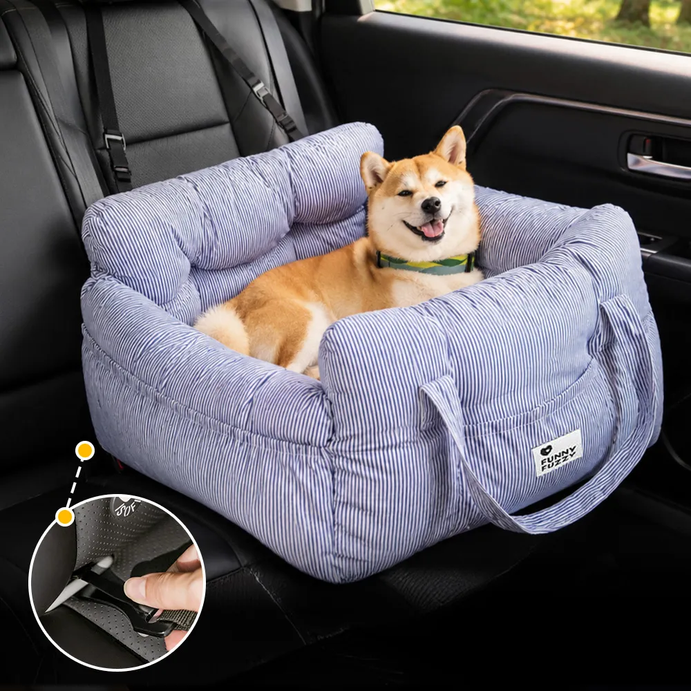 Portable ISOFIX Dog Car Seat Bed with LATCH System