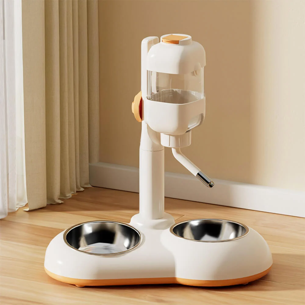 Pet Feeding Bowl Station Food Dispenser With Automatic Water - Image 8
