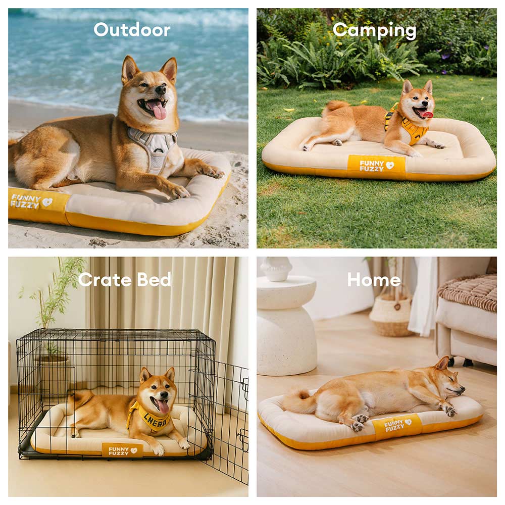Outdoor Waterproof ＆ Chew-proof Memory Foam Orthopedic Dog Mat - Trek Lounge - Image 6