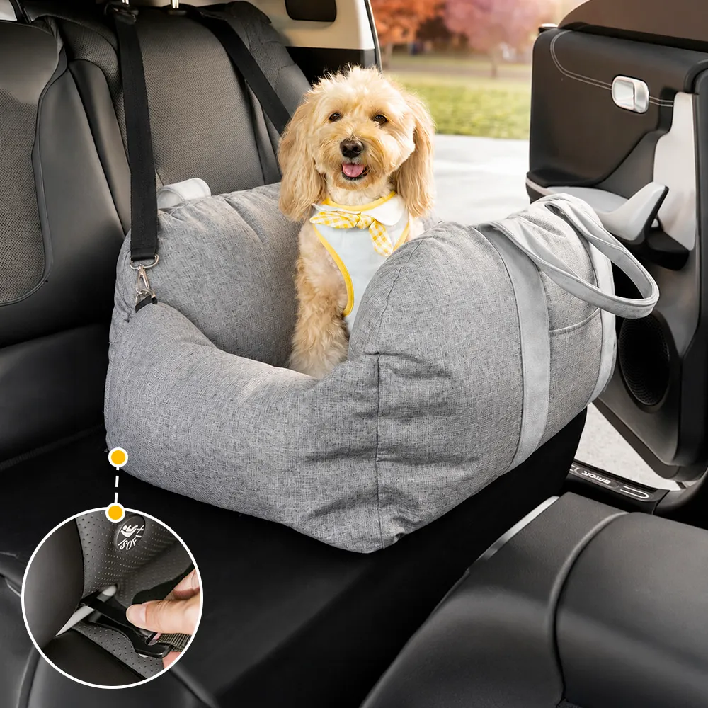 ISOFIX Dog Car Seat Bed with LATCH System - First Class