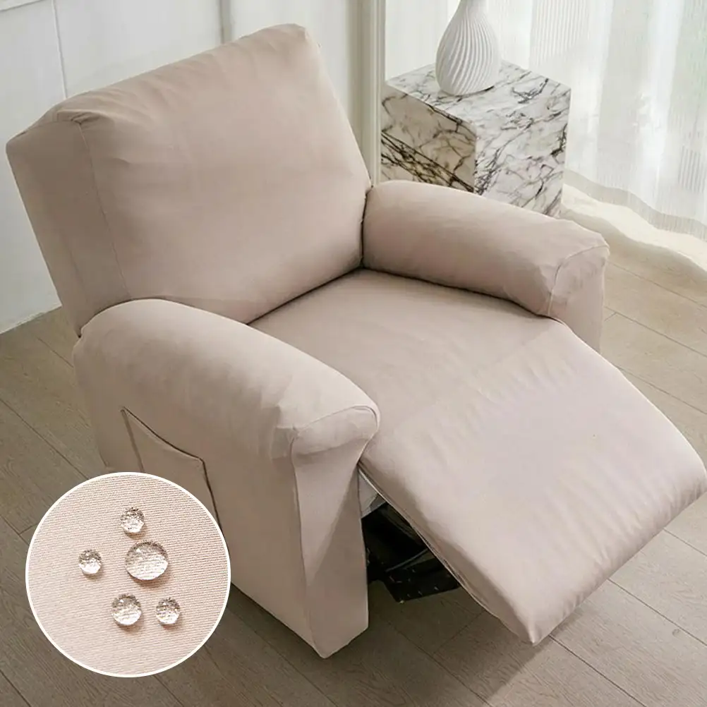 Water-Repellent Scratch-Resistant Elastic Full-Coverage Recliner Couch Cover